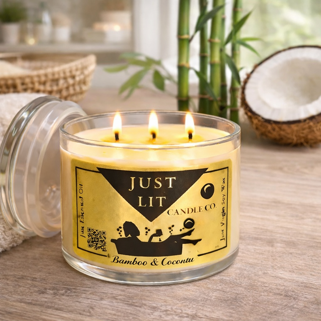 Bamboo Coconut | Just Lit Candle Co.